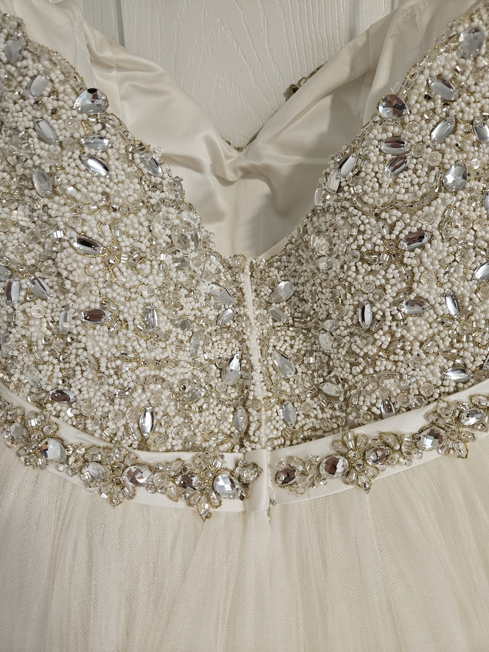 Maggie Sottero Wedding Strapless Beaded Ball Gown - Picture 7 of 12